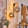 Chehalis Boule lumineuse, Applique murale Ambre, Fumé, 3 lumières