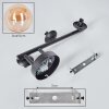 Chehalis Plafonnier, Boule lumineuse Ambre, 3 lumières