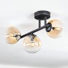 Chehalis Plafonnier, Boule lumineuse Ambre, Clair, 3 lumières