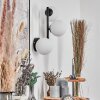 Chehalis Boule lumineuse, Applique murale 28 cm Blanc, 3 lumières