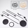 Koyoto Lampadaire Noir, 3 lumières