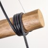 Ripoll Suspension, Boule lumineuse, Suspension Écru, Noir, 3 lumières