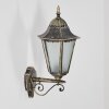 Hongkong Lampe murale d´extérieur, Applique murale Or, Noir, 1 lumière