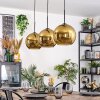 Koyoto Suspension, Boule lumineuse, Suspension Noir, 3 lumières