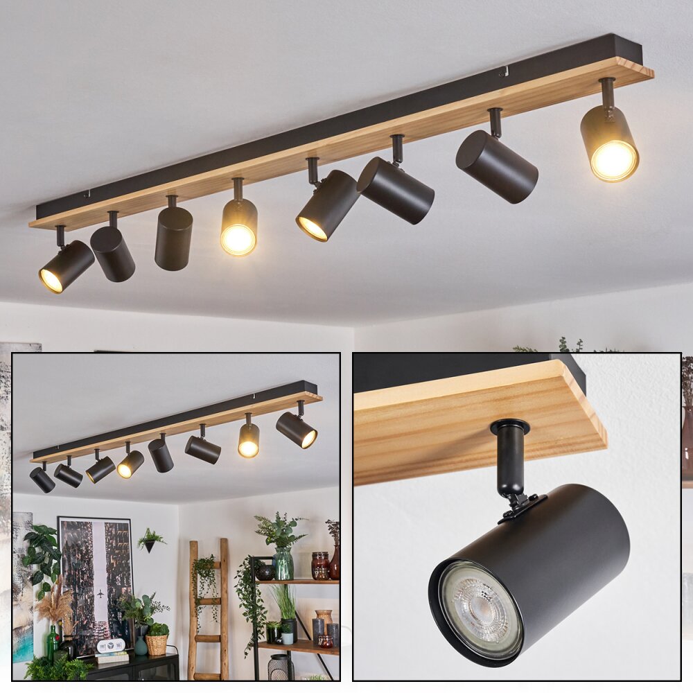 Gesteira Plafonnier, Spot de plafond Écru, Noir, 8 lumières main product photo