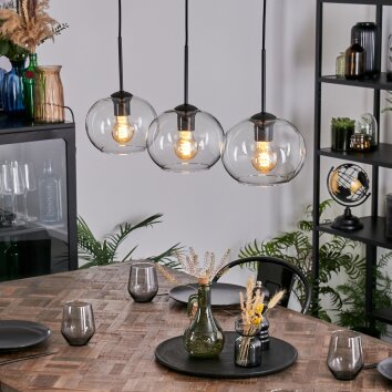 Apedo Suspension, Boule lumineuse, Suspension Clair, 3 lumières