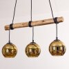 Koyoto Suspension, Boule lumineuse, Suspension Écru, Noir, 3 lumières