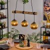 Koyoto Suspension, Boule lumineuse, Suspension Écru, Noir, 3 lumières