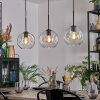 Ripoll Suspension, Boule lumineuse, Suspension Clair, 3 lumières