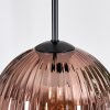 Koyoto Suspension, Boule lumineuse, Suspension Noir, 3 lumières