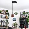 Koyoto Suspension, Boule lumineuse, Suspension Noir, 3 lumières