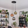 Koyoto Suspension Noir, 3 lumières