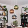 Koyoto Suspension, Boule lumineuse, Suspension Noir, 3 lumières