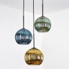 Koyoto Suspension, Boule lumineuse, Suspension Noir, 3 lumières
