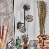 Chehalis Boule lumineuse, Applique murale Fumé, 3 lumières