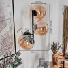 Chehalis Boule lumineuse, Applique murale Ambre, 3 lumières Chehalis Boule lumineuse, Applique murale Ambre, 3 lumières