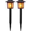 Borne lumineuse set x 2 Eglo Z_SOLAR LED Noir, 2 lumières