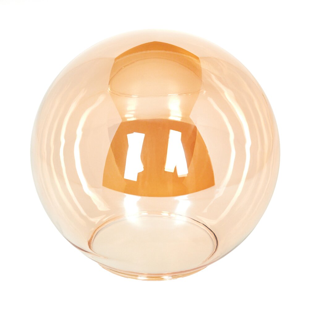 Abat-jour en verre Gastor Verre de rechange, pièce de rechange 20 cm Ambre main product photo