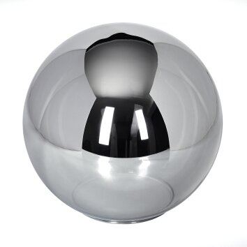 Abat-jour en verre  Gastor Verre de rechange 20 cm Fumé