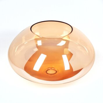 Abat-jour en verre Mertola Verre de rechange, pièce de rechange Ambre Abat-jour en verre Mertola Verre de rechange, pièce de rechange Ambre
