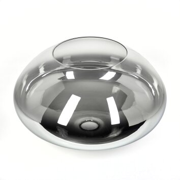 Mertola Verre de rechange, pièce de rechange Clair, Fumé Mertola Verre de rechange, pièce de rechange Clair, Fumé