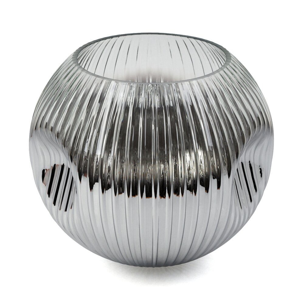 Abat-jour en verre Ripoll Verre de rechange, pièce de rechange Chrome, Clair, Fumé main product photo