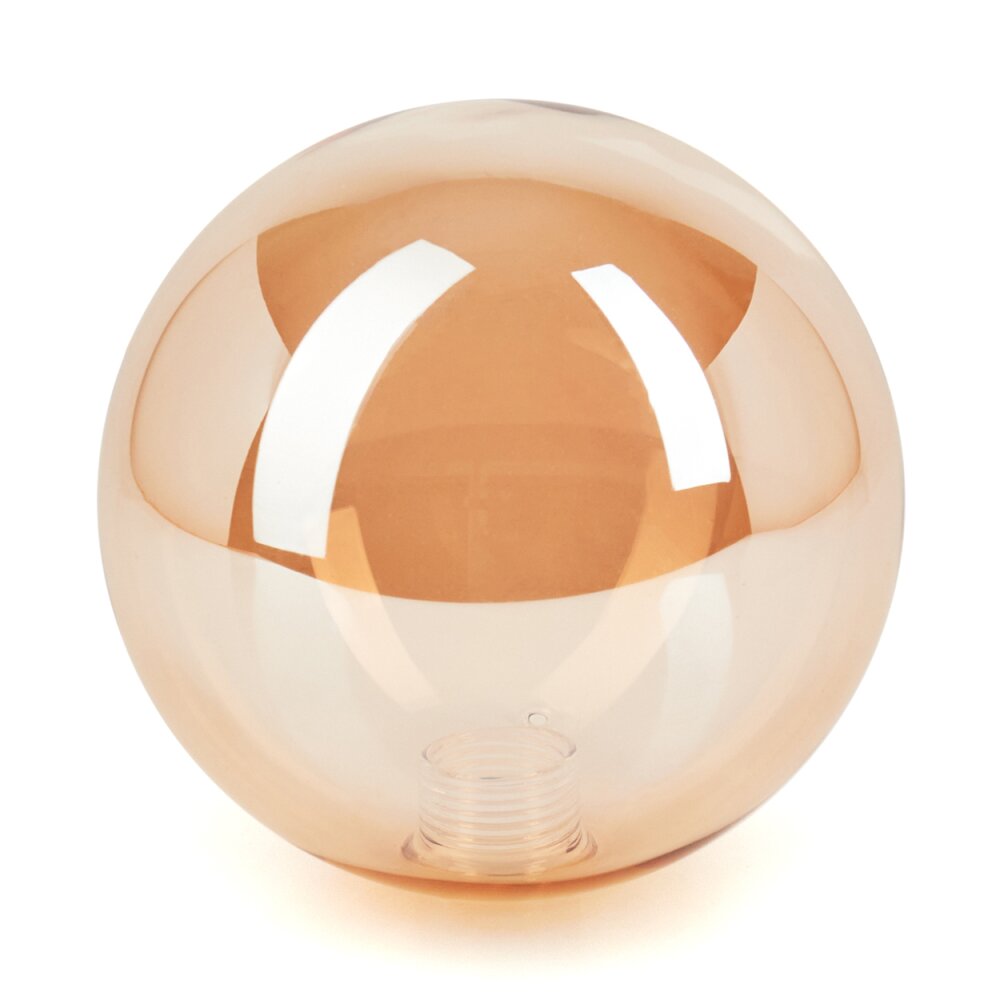 Abat-jour en verre Remaisnil Verre de rechange Ambre main product photo
