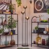 Gastor Lampadaire 30 cm Noir, 3 lumières