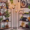 Koyoto Lampadaire 30 cm Noir, 3 lumières