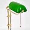 Ragaz Lampe de banquier, Lampe de bureau, Lampe à poser Laiton, 1 lumière