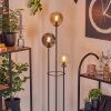 Gastor Lampadaire 30 cm Noir, 3 lumières