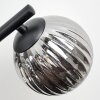 Chehalis Plafonnier, Boule lumineuse Fumé, 3 lumières