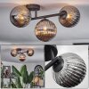 Chehalis Plafonnier, Boule lumineuse Fumé, 3 lumières