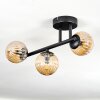Chehalis Plafonnier, Boule lumineuse Ambre, 3 lumières