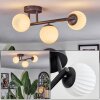 Chehalis Plafonnier, Boule lumineuse Blanc, 3 lumières