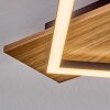 Cabanas Plafonnier LED Couleur bois, Noir, 1 lumière