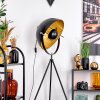 Saturn Lampadaire Noir, 1 lumière