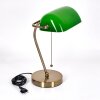 Tremoceira Lampe de banquier, Lampe de bureau, Lampe à poser Vieux laiton, 1 lumière