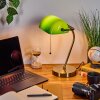 Tremoceira Lampe de banquier, Lampe de bureau, Lampe à poser Vieux laiton, 1 lumière