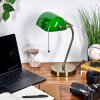 Tremoceira Lampe de banquier, Lampe de bureau, Lampe à poser Vieux laiton, 1 lumière