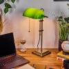 Ragaz Lampe de banquier, Lampe de bureau, Lampe à poser Vieux laiton, 1 lumière