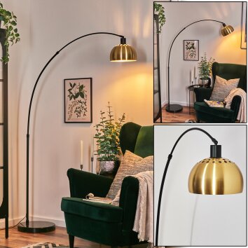 Baloca Lampadaire Noir, 1 lumière