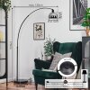 Baloca Lampadaire, Lampadaires arc Noir, 1 lumière