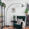 Baloca Lampadaire, Lampadaires arc Noir, 1 lumière