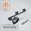 Chehalis Boule lumineuse, Applique murale Ambre, 3 lumières