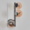 Chehalis Boule lumineuse, Applique murale Ambre, 3 lumières