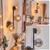 Chehalis Boule lumineuse, Applique murale Ambre, Fumé, 3 lumières