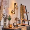 Chehalis Boule lumineuse, Applique murale Ambre, Fumé, 3 lumières
