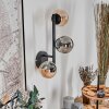 Chehalis Boule lumineuse, Applique murale Ambre, Fumé, 3 lumières