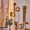Chehalis Boule lumineuse, Applique murale Ambre, Fumé, 3 lumières